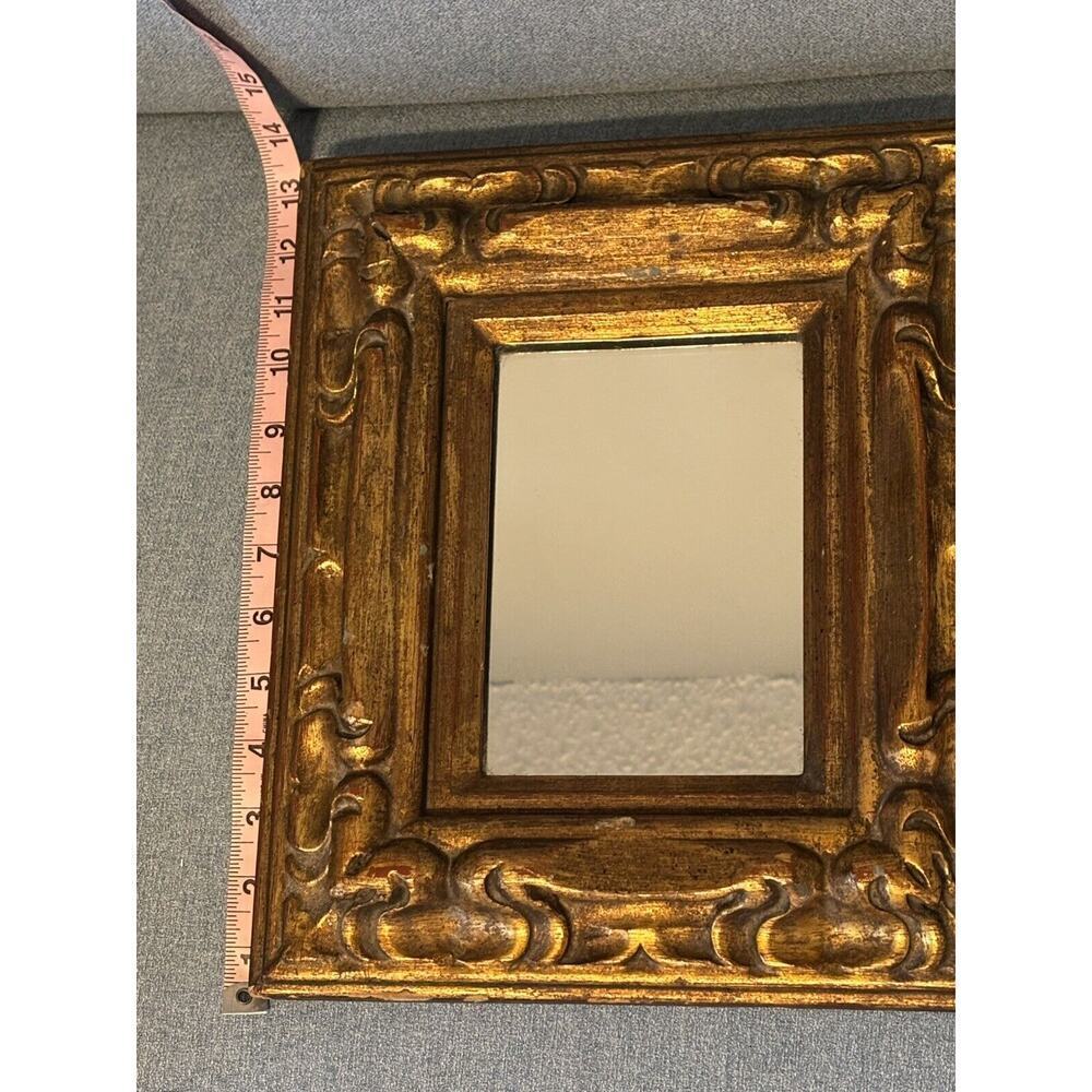 Vintage La Barge Mirrors (2) Wooden 13 X 11 Small Space Home Decor Gallery Wall - Picture 6 of 6